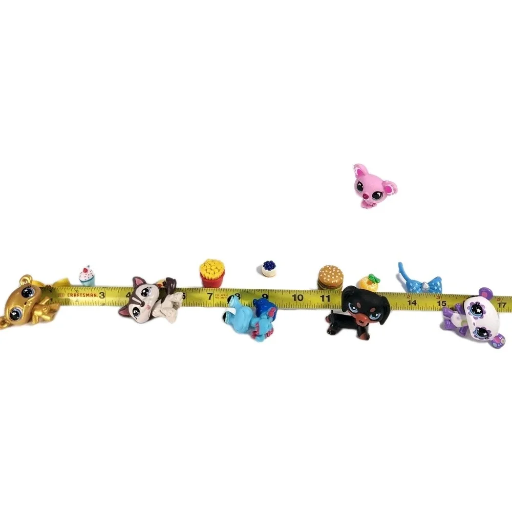 Little Petshop Series PS 4 Hasbro Lot of 10 And Accessories